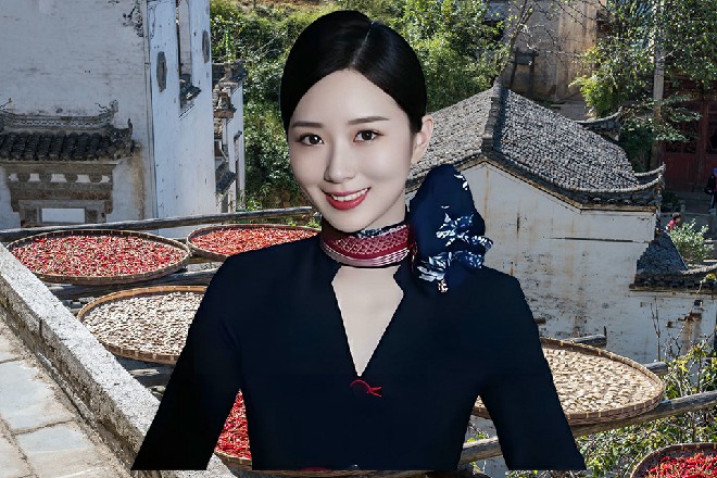 她到了哪里，都是男人视线中的焦点及时是现在，也不例外