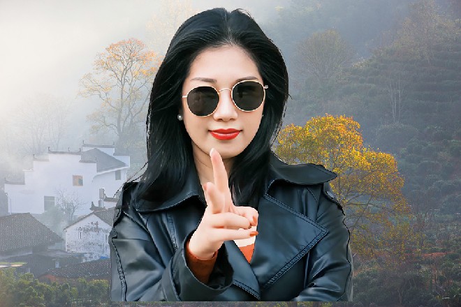 红色妖姬也点起一颗香烟来，他抽烟的姿势要比孙家良潇洒好多