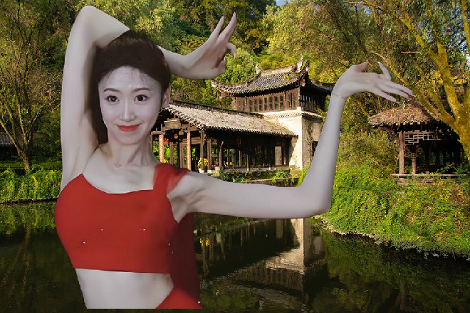 红色妖姬说着，直接从后面一伸手，掌心扣在了地藏的脑袋上