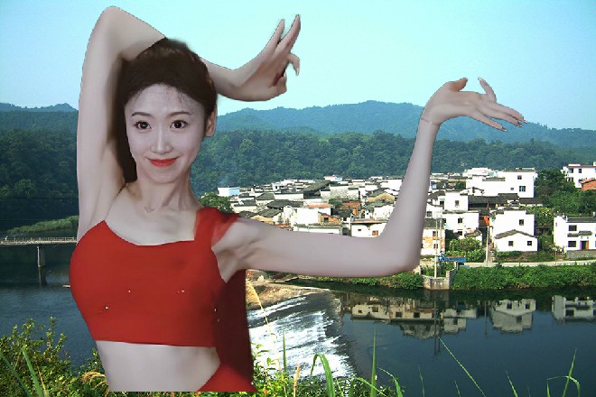 他高举双手，直接用自己的两只手掌撑住了那黑熊的爪子